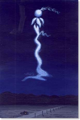 Meteor trail 1933 March 24