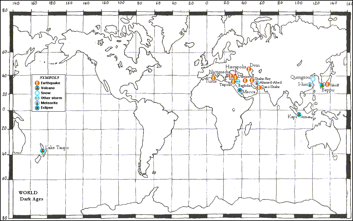 Map World Dark Ages