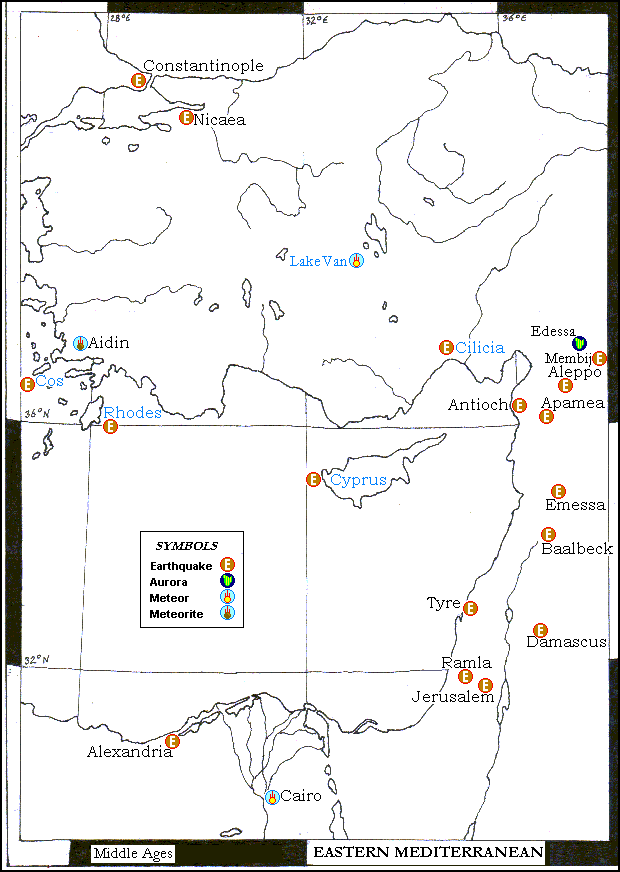 Map medieval Mideast