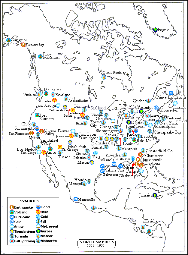 Map North America 1851-1900 II