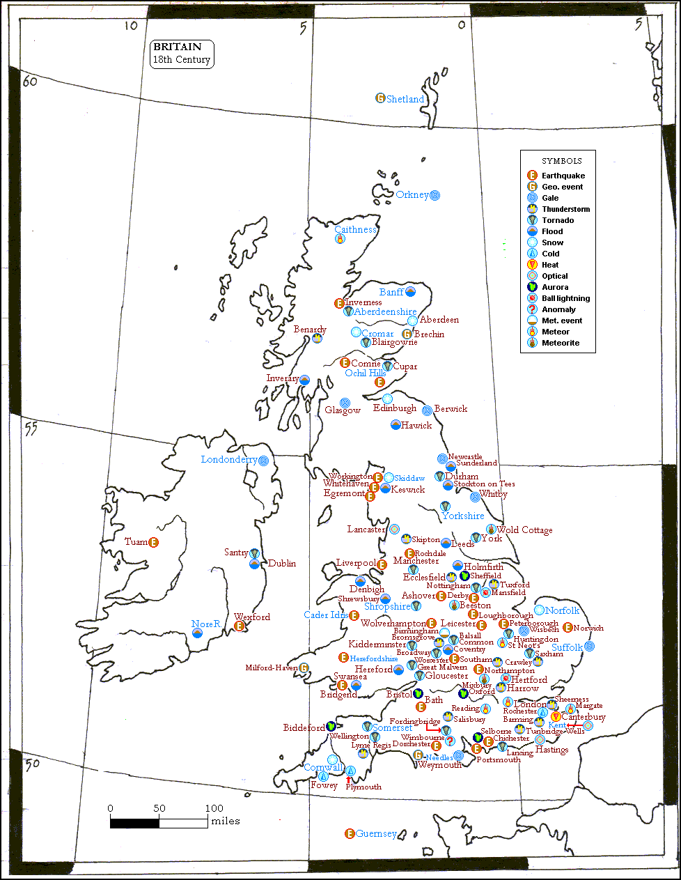 Map Britain 18C